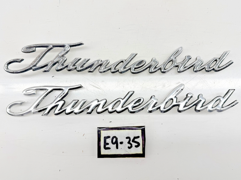 OEM 1960 - 1969 Ford Thunderbird Emblem Badge Pair C5SB-63291A36-A E9-35