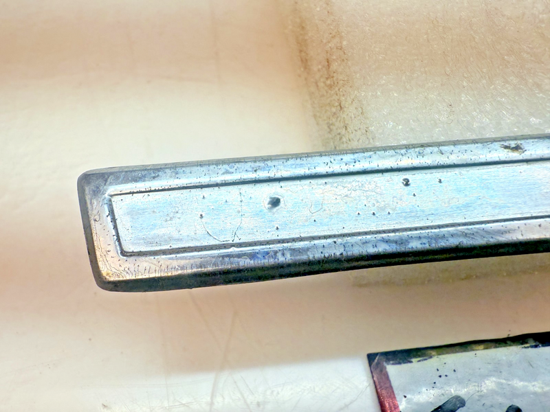 OEM 1960 Chevrolet Impala #3 Left Front Fender Chrome Molding Trim Louver E6-76