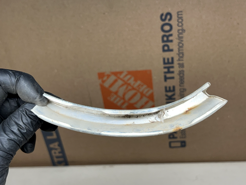 1960 Chevrolet Impala Lower Left Headlight/ Fender Moulding Trim 60 B24-3