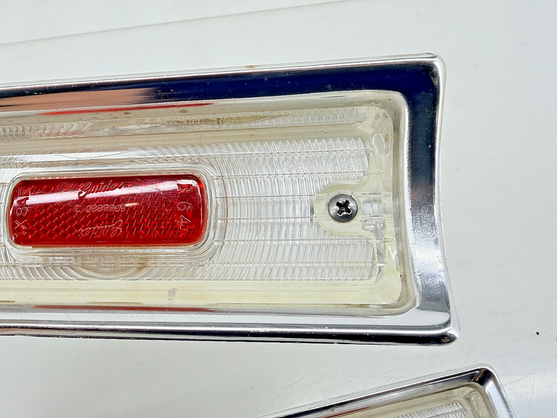 OEM 1964 Chevrolet Chevelle Malibu Backup Lamp Lens Pair 5955880 C70-34