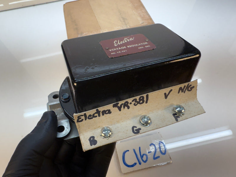 NOS Electra VR362 Voltage Regulator Cadillac Studebaker Federal 1936 C16-20