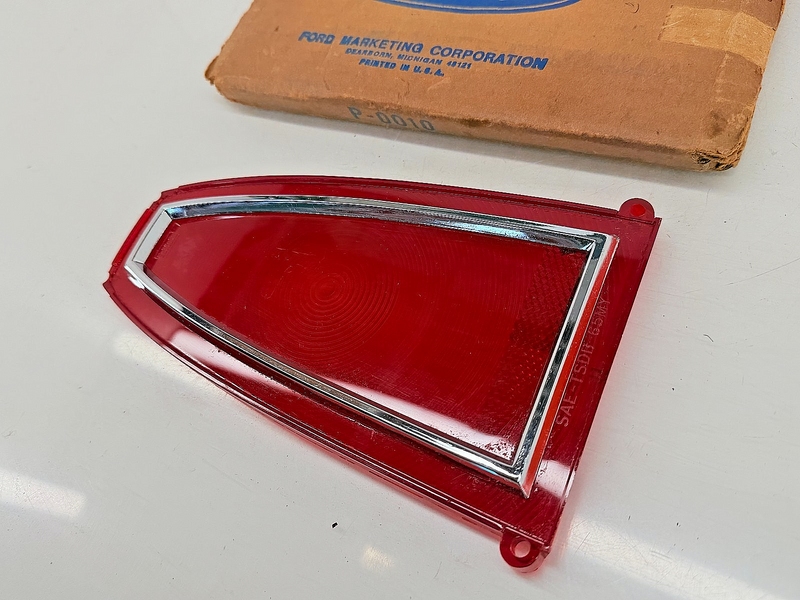 NOS 1965 Mercury Marquis Park Lane Monterey Marauder Tail Lens C5MY-13450-A C60