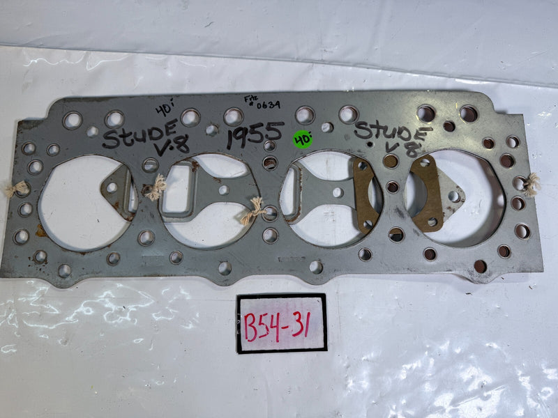 NOS VINTAGE FITZGERALD HEAD GASKET STUDEBAKER 1955 V8 6100-S 0634 B54-31