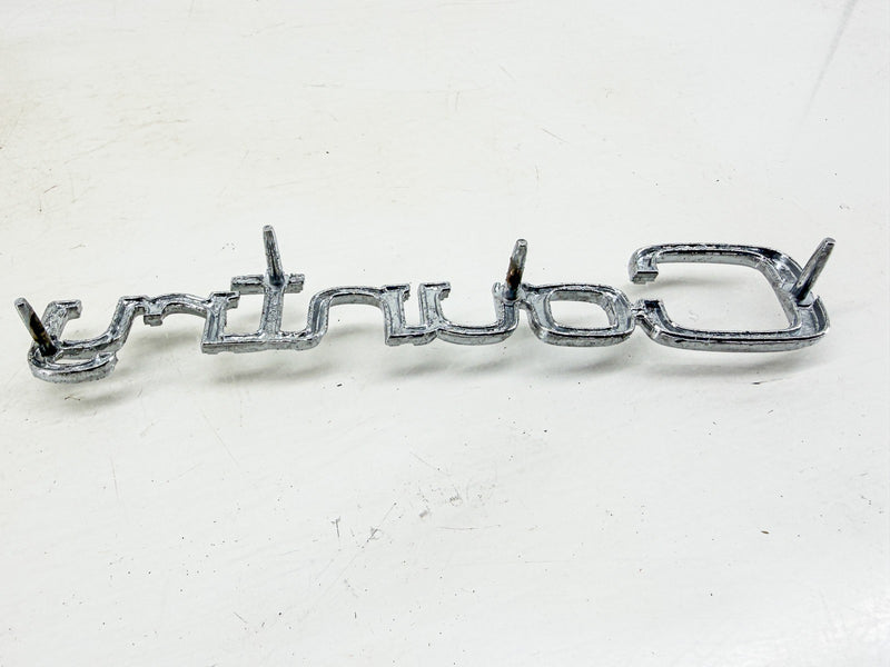 Vintage 1973 - 1974 FORD COUNTRY SEDAN SQUIRE QUARTER PANEL LETTER EMBLEM E10-88