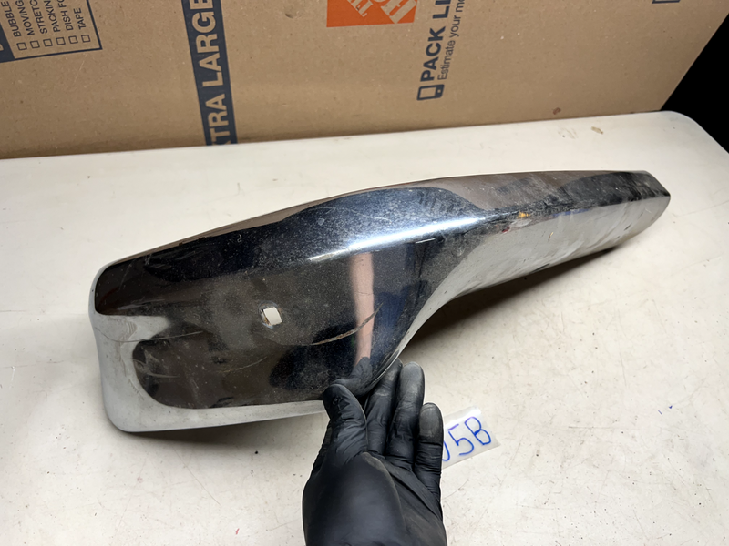 1960 CHEVY IMPALA BELAIR LH FRONT BUMPER CORNER SECTION 60 U5B-3