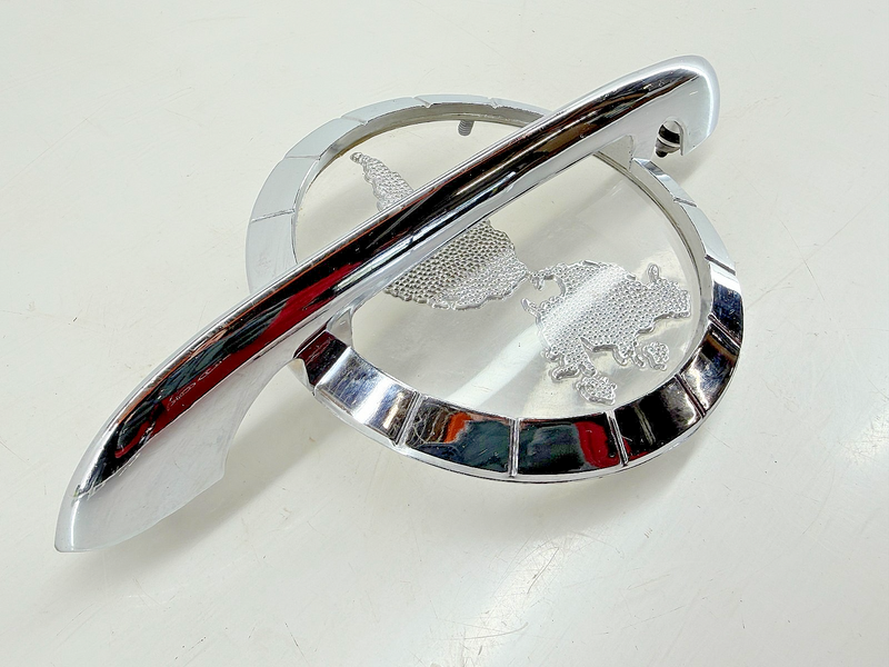NOS 1954 Oldsmobile Hood Ornament Emblem Bar Ring Molding Trim Badge 565126 C37