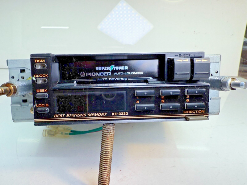Excellent!!! PIONEER KE-3333 /2323 AM/FM Stereo Cassette Car Stereo System B58-4