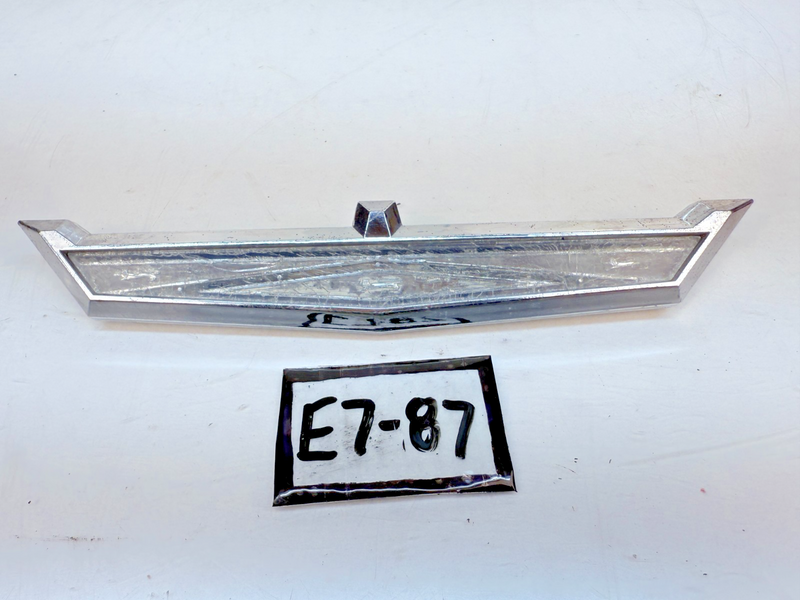 OEM 1965 Ford Galaxie 500 Lion Crest Trunk Lid Emblem Ornament E7-87