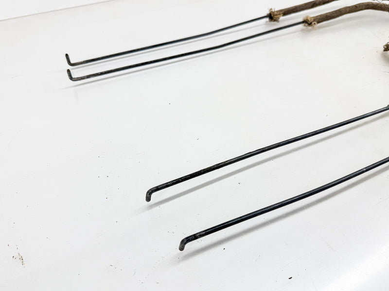 OEM 1964 - 1966 FORD FALCON MUSTANG DOOR LATCH ROD SET OF 4 C78-9