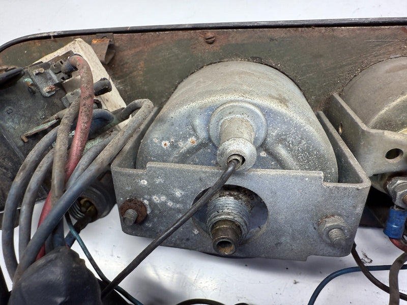 Vintage Stewart Warner Gauge Panel CLUSTER DASH SCTA Hot Rod Speedometer B41