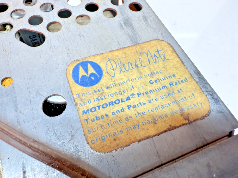 VINTAGE Motorola RADIO CTM60x 1959 1960 Chevrolet Chevy IMPALA GM B68-9