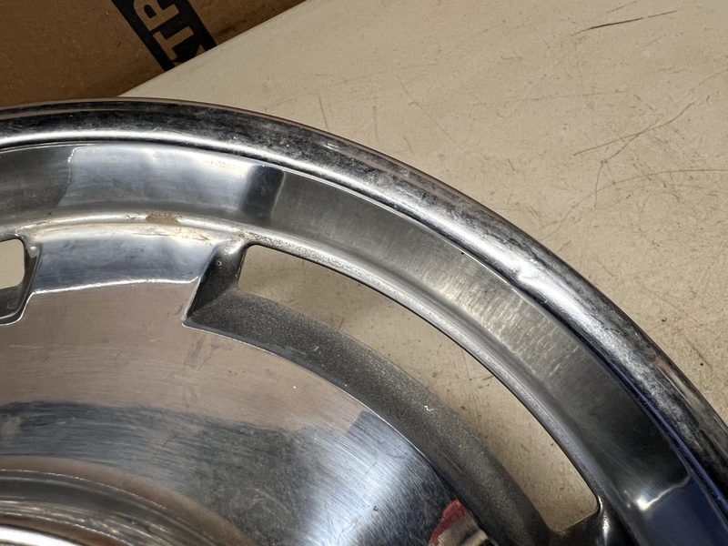 OEM 1965 65 Chevy Corvair Hubcap Rim Hub Cap Wheel Cover PAIR 13" 3962CB40 B40-5