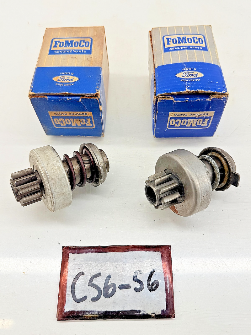 (1) NOS 1964 1965 FORD FALCON FAIRLANE STARTER DRIVE C4OZ-11350-B C56-56