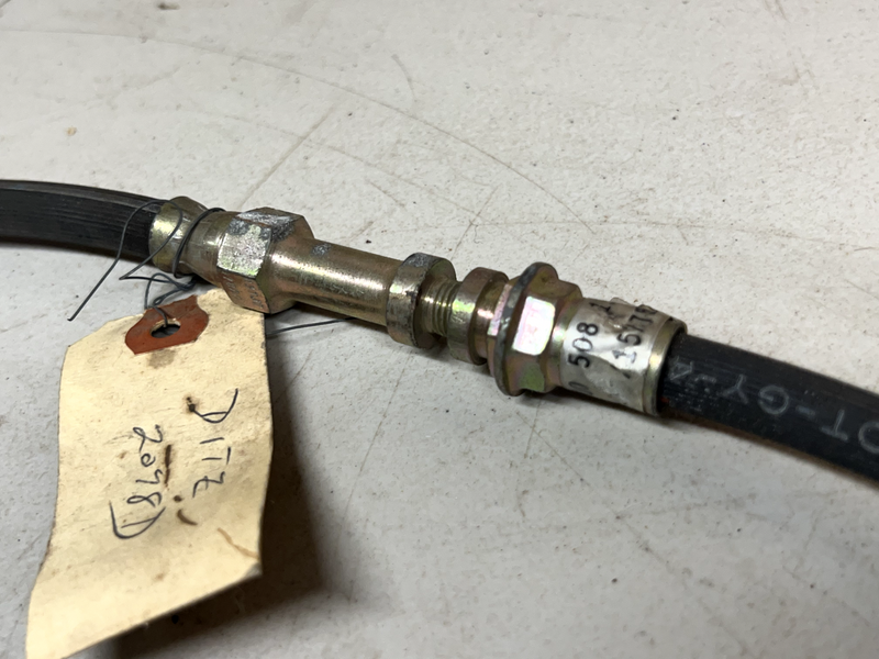 (1) NOS 1968-1971 Ford F250 4x2 F350 FRONT DISC BRAKE HOSE 68 69 70 71 B30-102