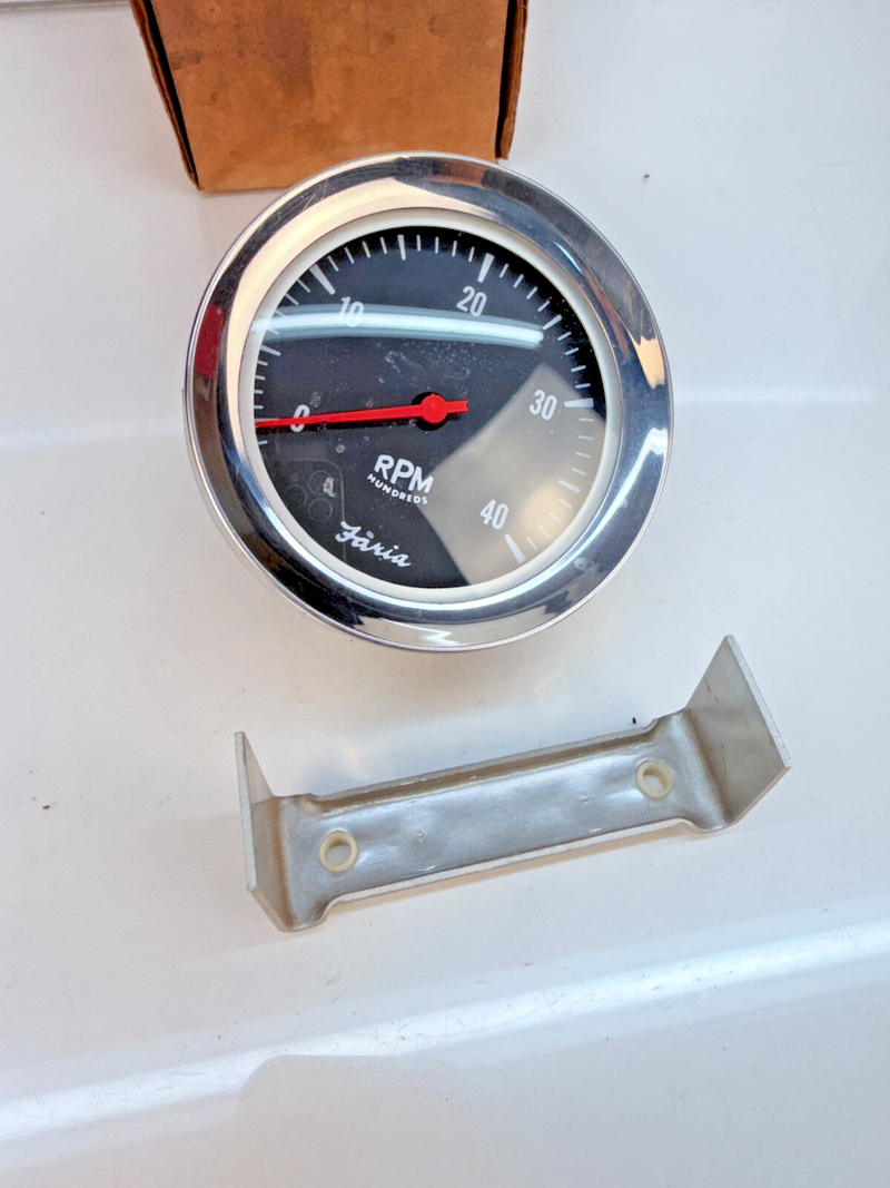Vintage Original NOS 1960's Faria Tachometer 4,000 4K RPM B62-12