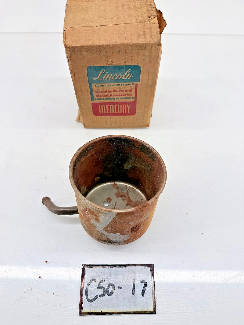 NOS OEM 1956 1957 Lincoln Mercury Ford Reservoir Tank B7MY-3A697-A C50-17