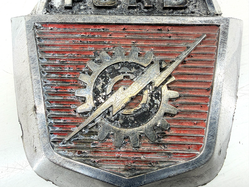 OEM 1953 - 1956 FORD TRUCK CHROME HOOD EMBLEM BAAK-16637 C69-2