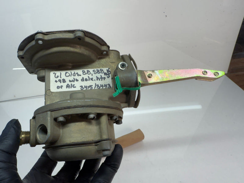 NORS FUEL PUMP 3415 1961 OLDSMOBILE 88 SUPER 88 98 WITHOUT DELUXE HEATER C21-12