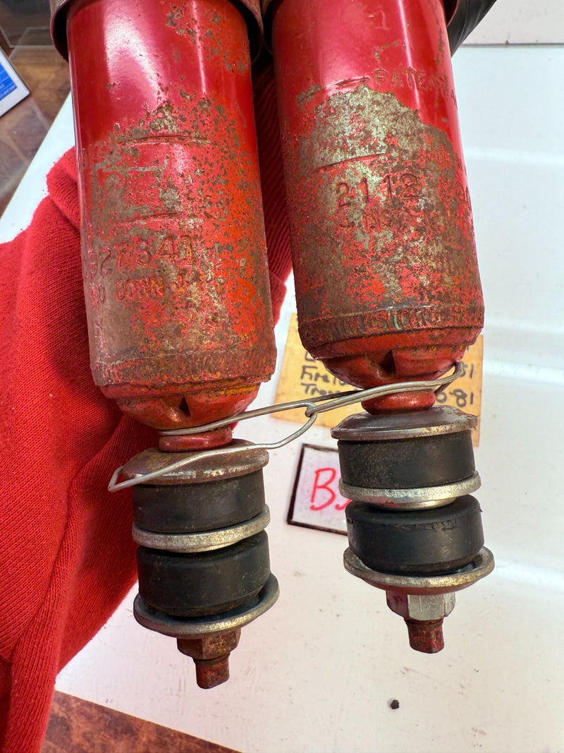 NOS VINTAGE PAIR Rear Shocks 1970 - 1981 Camaro Firebird Trans Am B56-37