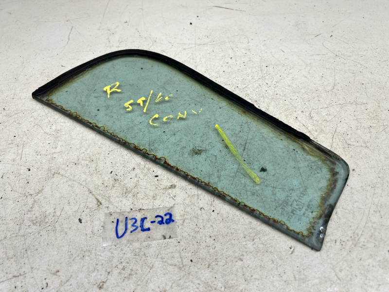 OEM Vent Glass LH RH 1959 1960 Buick Caddy Chevy Impala Convertible 59 60 B23-1