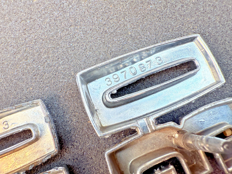 OEM 1971  1972 1973 1974 1975 Chevy Van 30 Fender Badge Emblems 3970873 E7-79