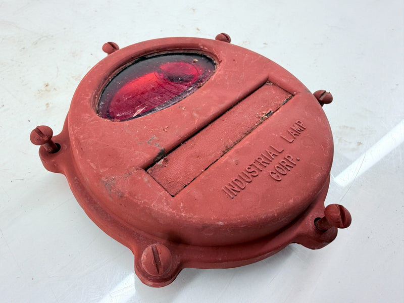 OEM 1950's Kaiser Willy M38 MC Jeep Rear Stop Light Turn Signal Lens Cover C40-3