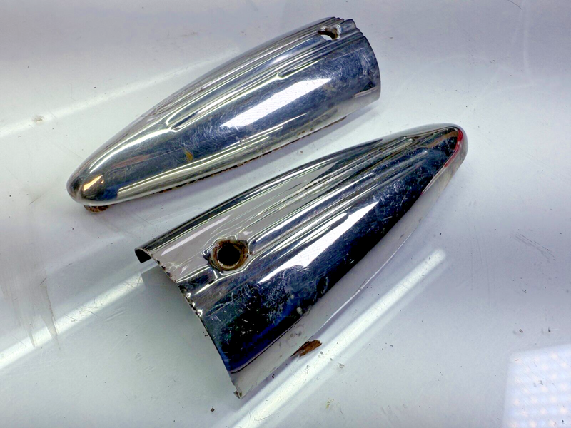 OEM 1941 Ford Super Deluxe Front Fender Parking Light Cover Bezel 41 B51-60
