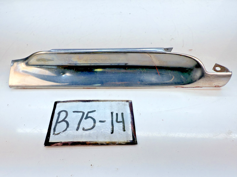 OEM 1956 1957 Chevy BELAIR 2 Door 210 Hardtop Door Vent Bottom Trim LH B75-14