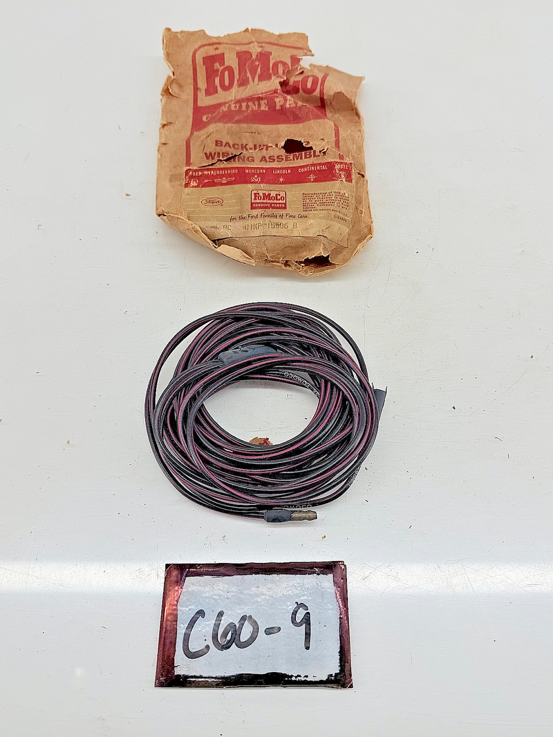 NOS 1961 Ford Falcon Ranchero Backup Reverse Light Wiring C1KF-15506-B C60-9