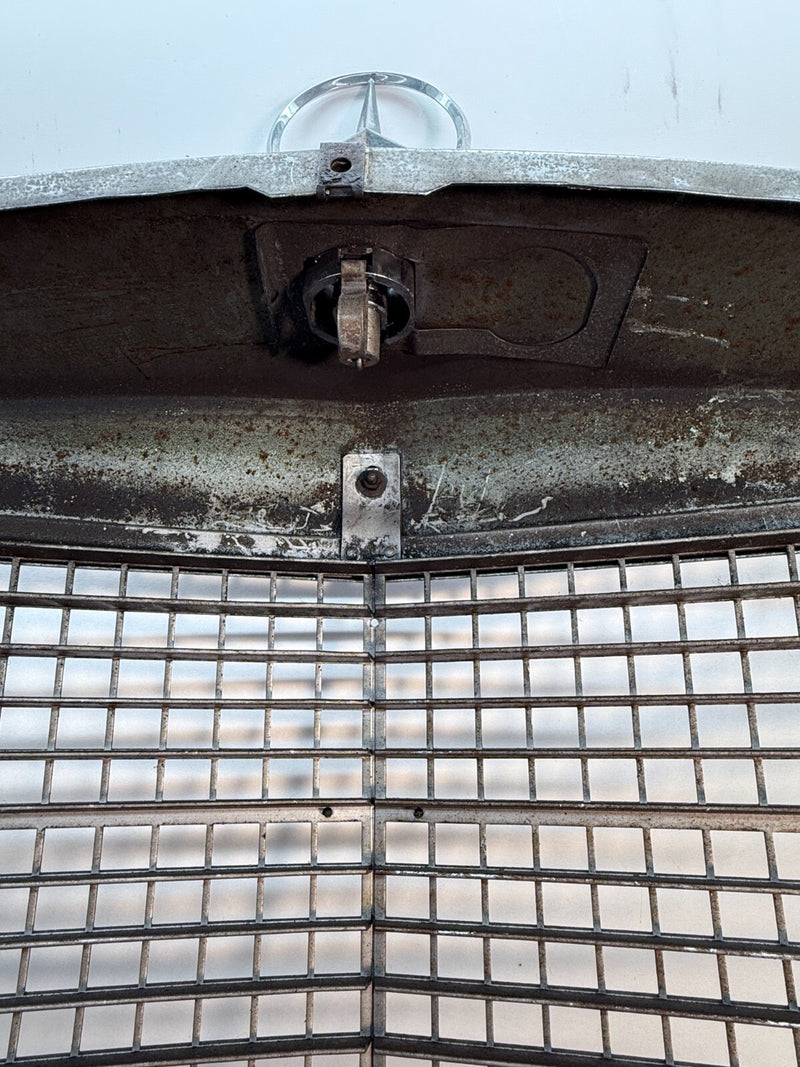 NOS? OEM Mercedes W108 W109 Radiator Shroud Guard Grill Radiator Cowl Emblem P1