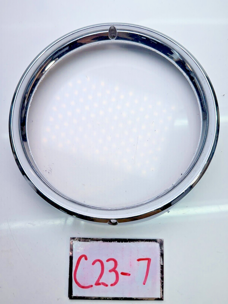 OEM 1963 Buick Special  Inner Headlamp Headlight Chrome Bezel 5954315 63 C23-7