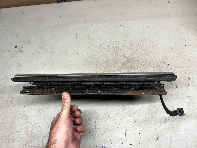 1965 1966 Chevy Impala Glove Box Door Hinge Emblem Belair glovebox 65 66 B36-5