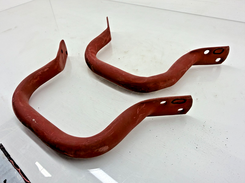 OEM Willys MB M38 Ford GPW Jeep Pair Rear Corner Body Lift Handle "F" Mark C4027