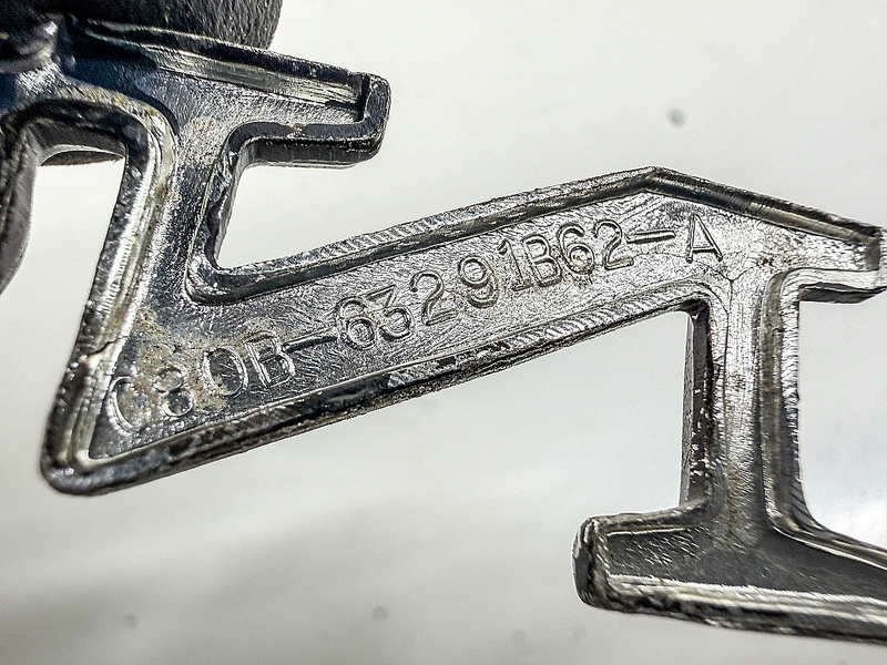 OEM 1968 1969 1970 FORD TORINO LETTER QUARTER EMBLEM C8OB-63291B62-A E10-50