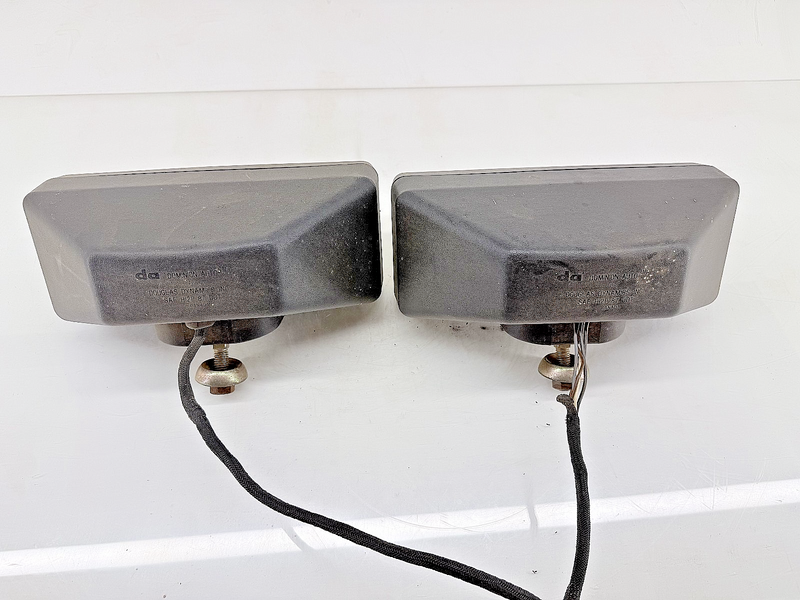 Dominion Auto Snow Plow Light Signal Head Lamp Light Pair SAE H12P 87 DOT B43-55