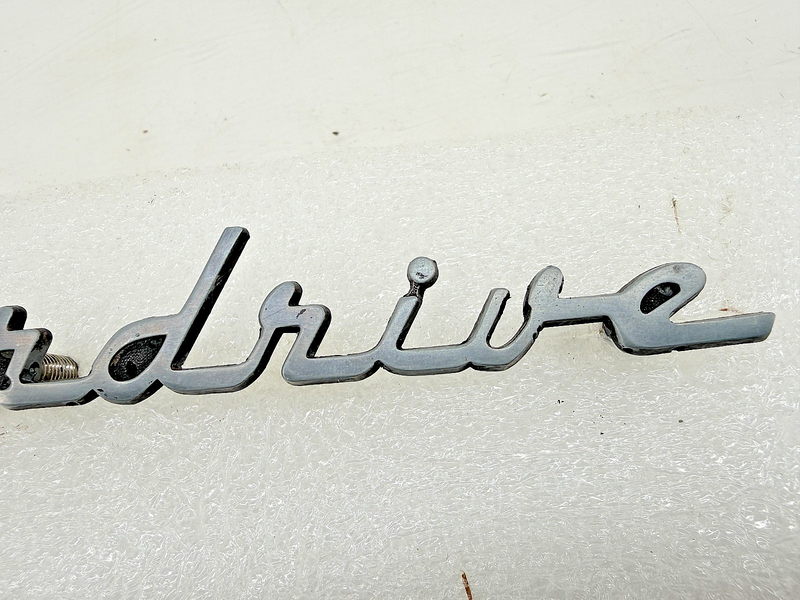 OEM 1953 - 1956 Ford Overdrive Chrome Trunk Emblem BF-7042528-B 9637 E9-7