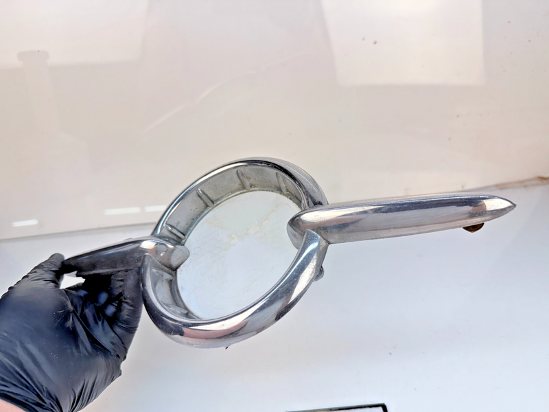 OEM 1955 Oldsmobile Fiesta 88 98 GM Chrome Hood Emblem Ornament 566353 B64-15