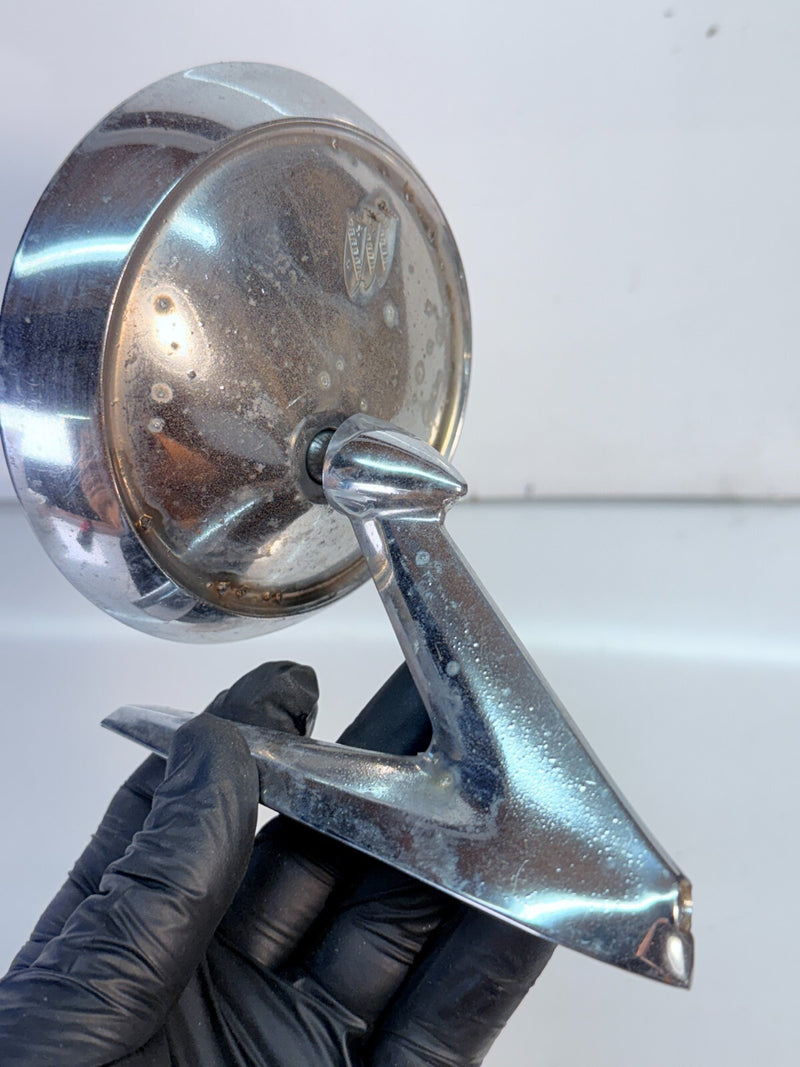 OEM 1962 63 64 Buick Round 4.75" Right Side Mirror Adjustable Swivel B55-13