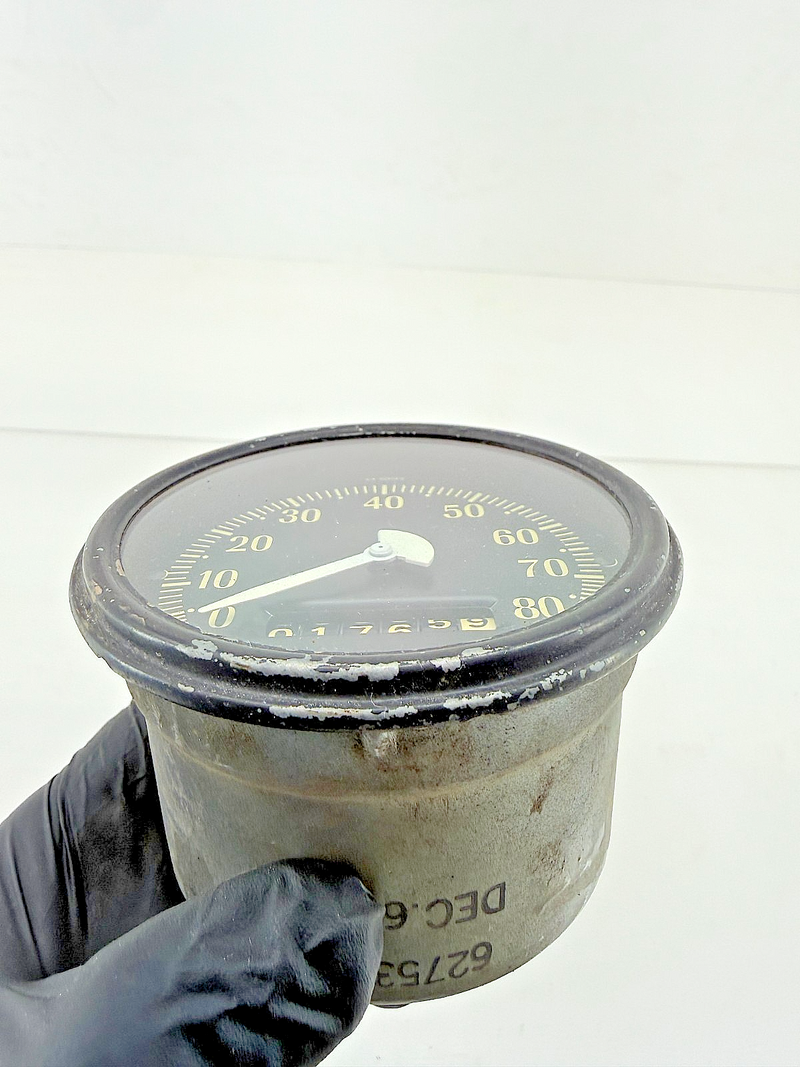OEM 1946 - 64 Willys Jeep CJ2A CJ3A CJ3B GPW MB Speedo Speedometer 80MPH C33-32