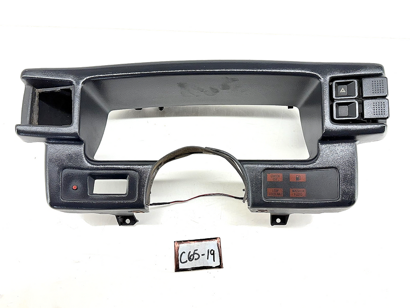 OEM 1987 - 1989 Mustang Speedo Gauge Instrument Panel Cluster Trim Bezel C65-19