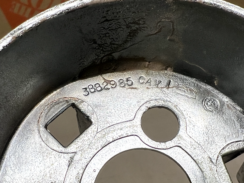 OEM 1965 1966 Chevy Impala Caprice Steering Wheel Horn Ring 3882985 65 66 B37-31