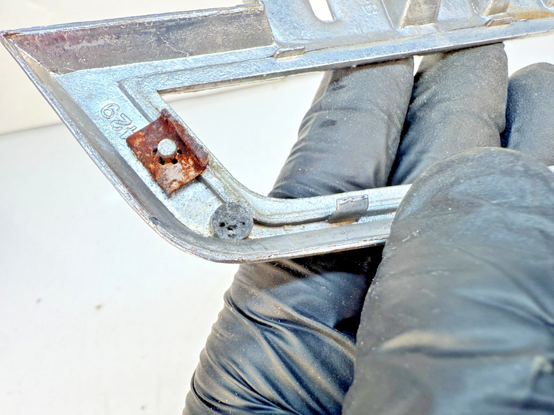 OEM 1964 FORD PICKUP TRUCK CHROME HOOD SIDE EMBLEM C4TB-16A652-B E8-11