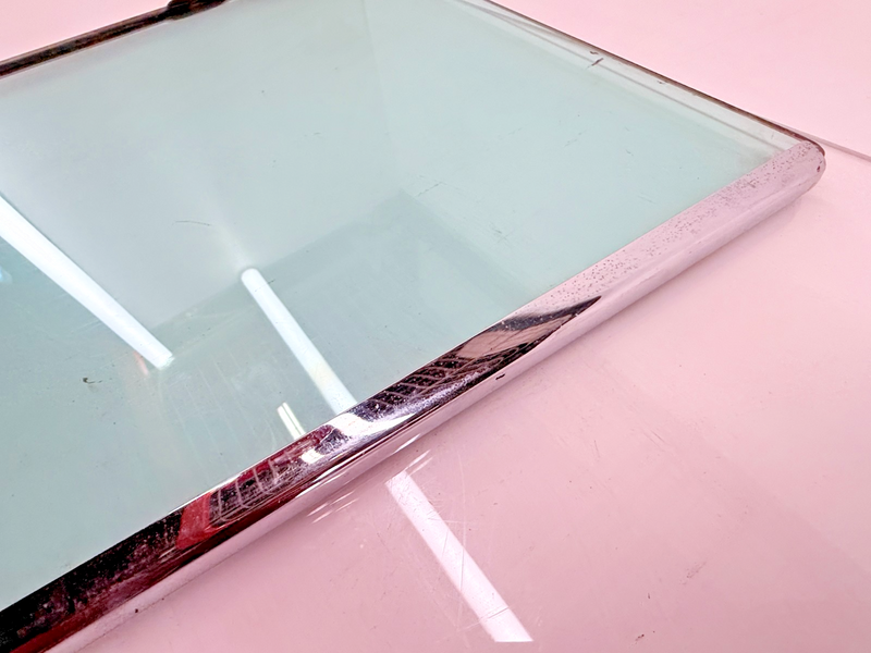 ORIGINAL 1955 1956 1957 CHEVY Bel Air SET Side Door CHROME Frame & Glass U5B-21