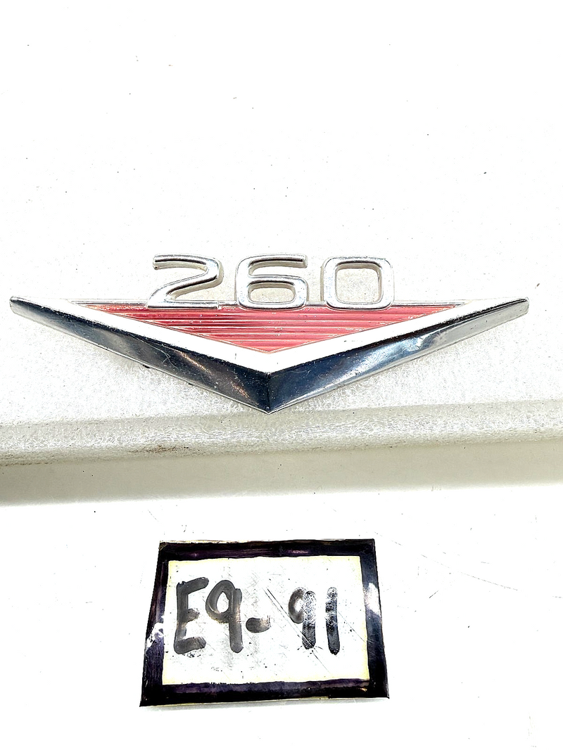 OEM 1964 Ford Falcon V8 260 Fender Emblem Badge C4OB-16C144-B E9-91