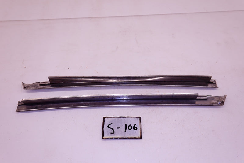 OEM 1960 - 1965 FORD FALCON PAIR A PILLAR WINDSHIELD MOULDING TRIM S-106