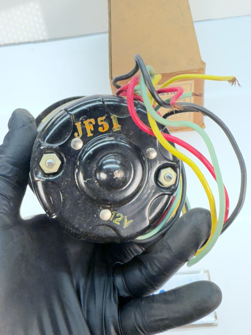 NOS DELTA HEATER MOTOR 961 - ROTATION C.C.W - 5/16" SHAFT DIAMETER 12V C19-20