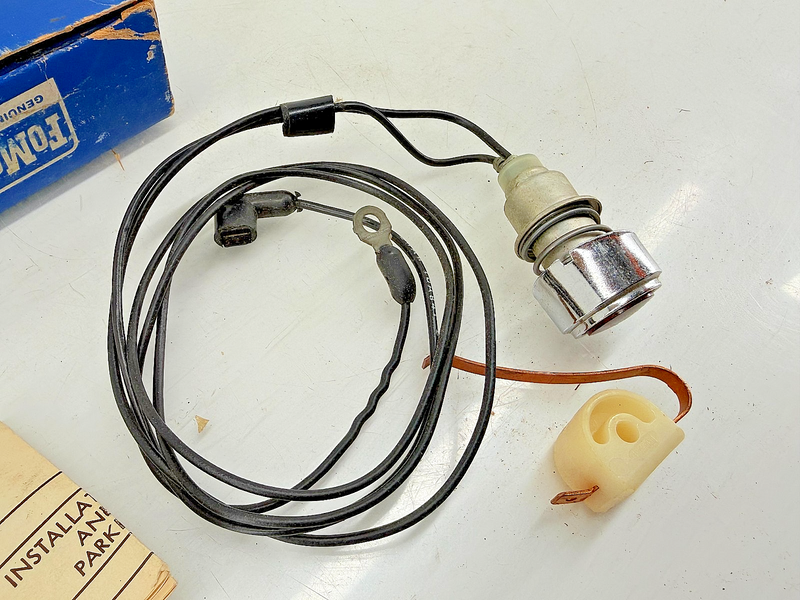 NOS 1966 FORD GALAXIE FAIRLANE PARKING BRAKE DASH LIGHT KIT C6AZ-15A852-A C60-13
