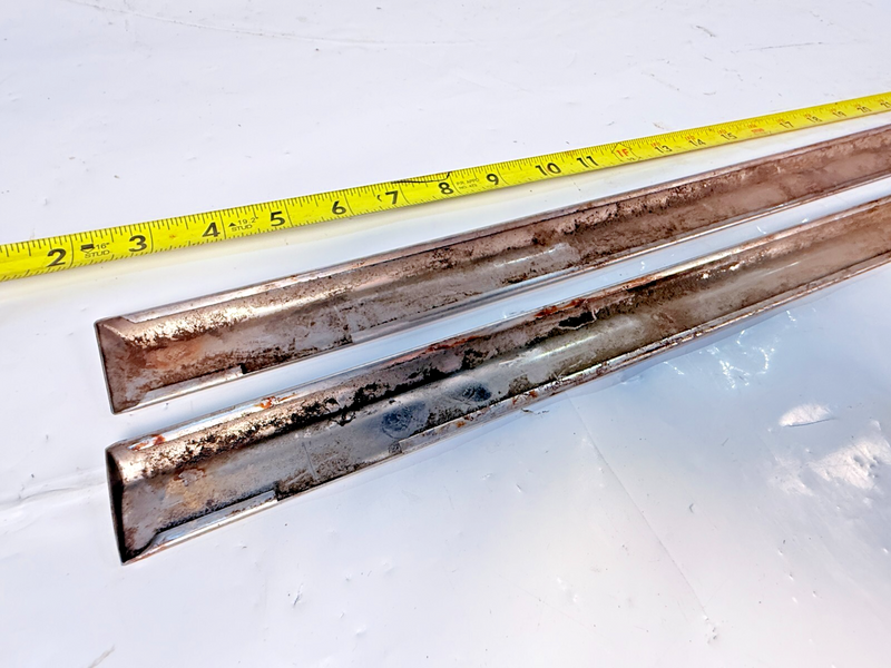 ORIGINAL 1956 CHEVROLET BEL AIR  Pair of FRONT DOOR TRIM Moulding S1-74