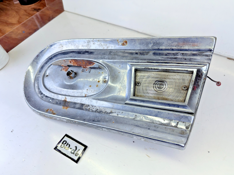 OEM 1958 Ford Fairlane Inner Tail Light Bezel Left Hand Drivers Side B12-26