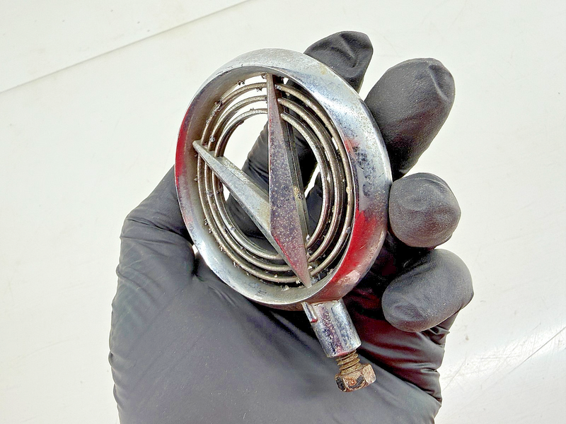 OEM 1955 Buick Roadmaster Chrome V Hood Ornament Emblem E7-112